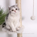 Sisal-Covered Scratching Posts Cat Tree Custom Cat Tower